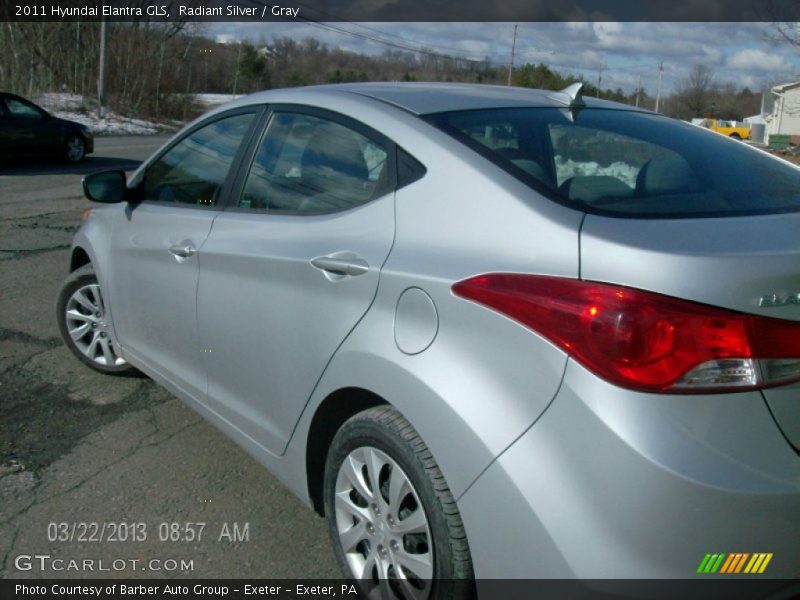Radiant Silver / Gray 2011 Hyundai Elantra GLS