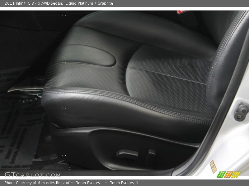 Liquid Platinum / Graphite 2011 Infiniti G 37 x AWD Sedan
