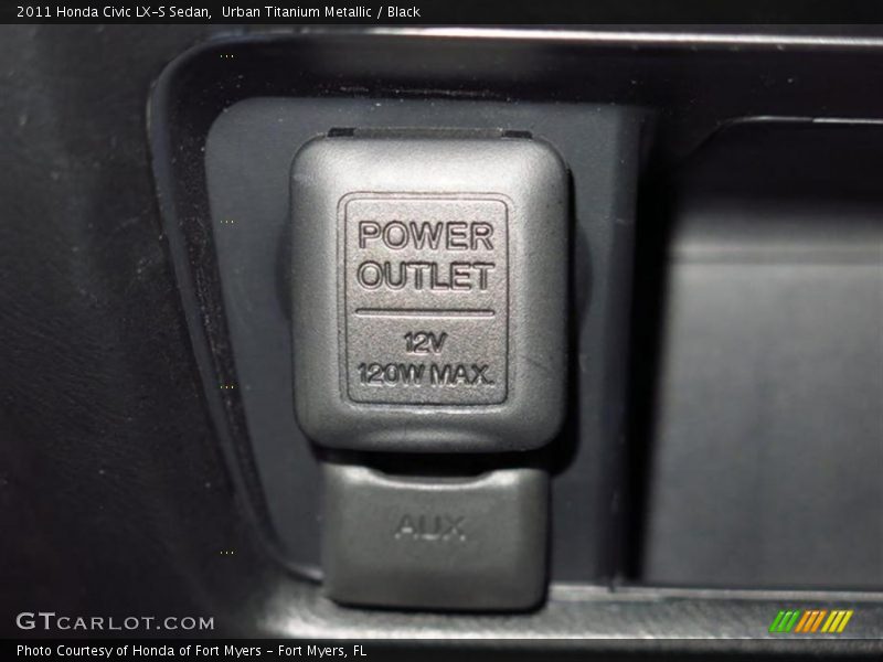 Urban Titanium Metallic / Black 2011 Honda Civic LX-S Sedan