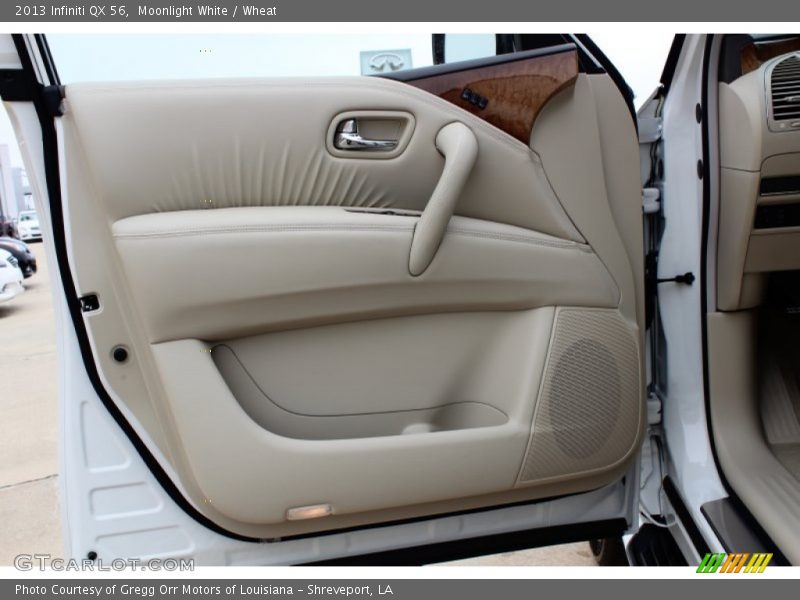 Moonlight White / Wheat 2013 Infiniti QX 56