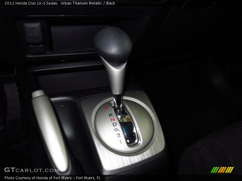 Urban Titanium Metallic / Black 2011 Honda Civic LX-S Sedan