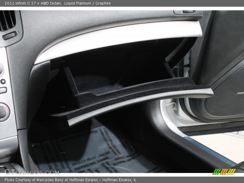 Liquid Platinum / Graphite 2011 Infiniti G 37 x AWD Sedan