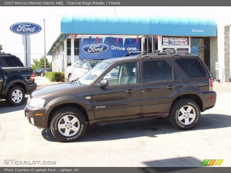 Charcoal Beige Metallic / Pebble 2007 Mercury Mariner Hybrid 4WD