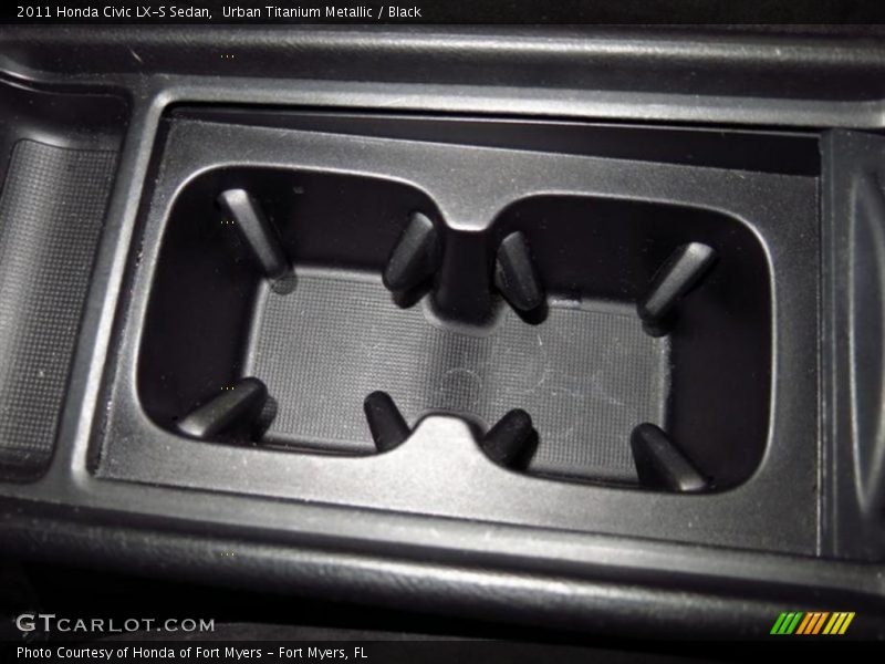 Urban Titanium Metallic / Black 2011 Honda Civic LX-S Sedan