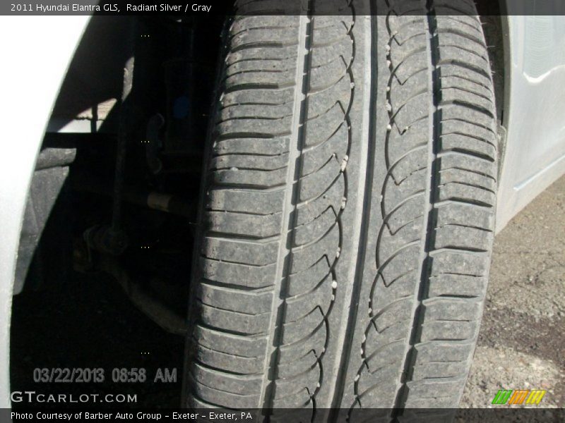 Radiant Silver / Gray 2011 Hyundai Elantra GLS