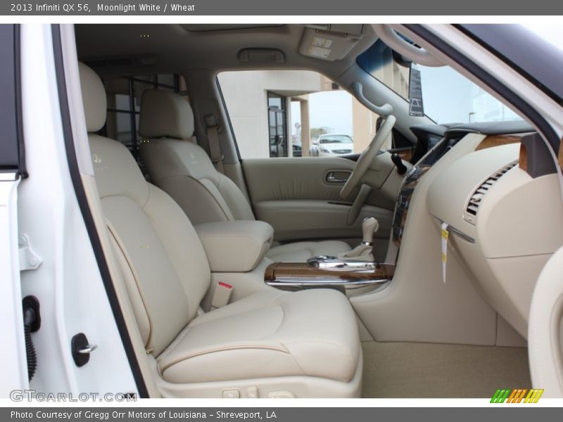 Moonlight White / Wheat 2013 Infiniti QX 56
