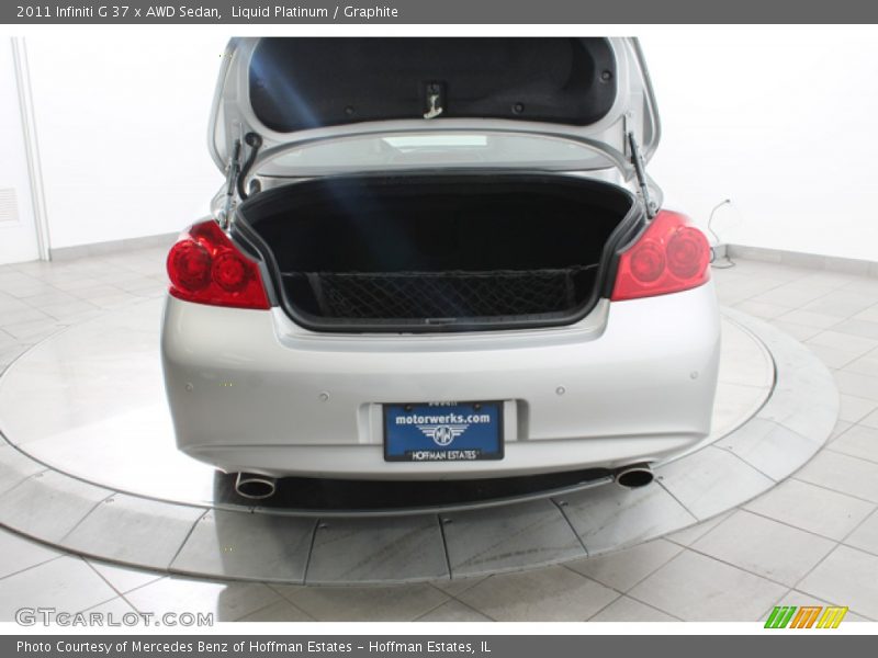 Liquid Platinum / Graphite 2011 Infiniti G 37 x AWD Sedan