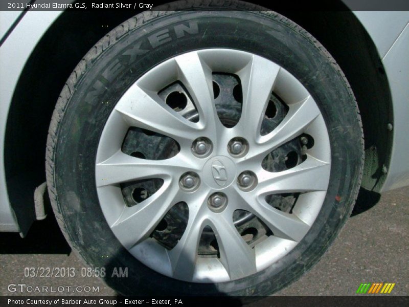 Radiant Silver / Gray 2011 Hyundai Elantra GLS