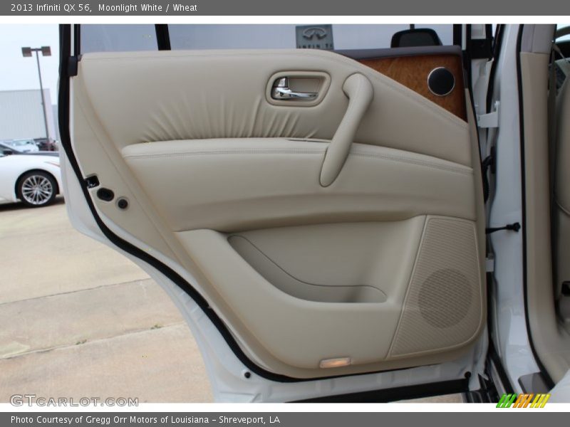 Moonlight White / Wheat 2013 Infiniti QX 56
