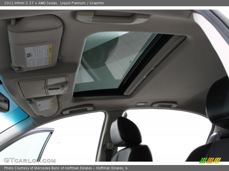 Liquid Platinum / Graphite 2011 Infiniti G 37 x AWD Sedan