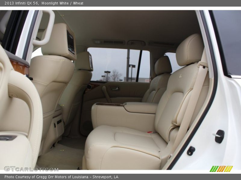 Moonlight White / Wheat 2013 Infiniti QX 56