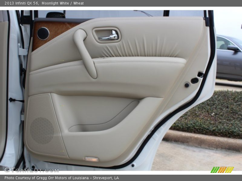 Moonlight White / Wheat 2013 Infiniti QX 56