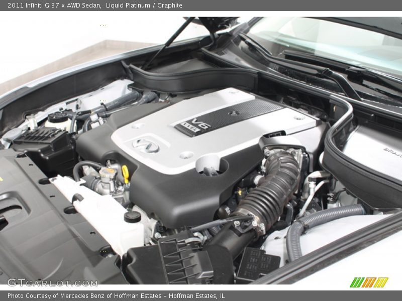 Liquid Platinum / Graphite 2011 Infiniti G 37 x AWD Sedan