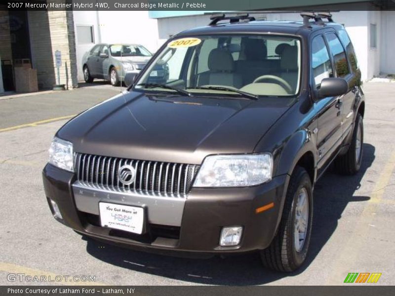 Charcoal Beige Metallic / Pebble 2007 Mercury Mariner Hybrid 4WD