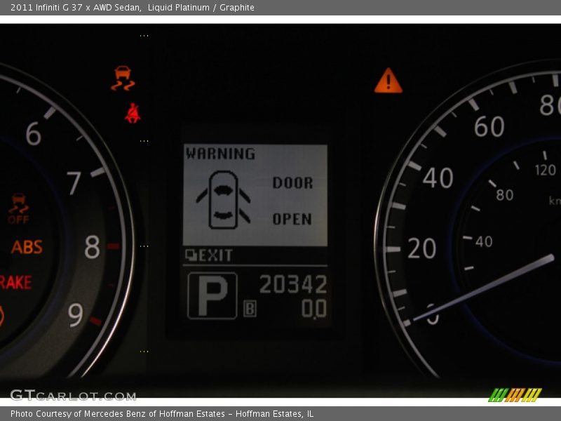 Liquid Platinum / Graphite 2011 Infiniti G 37 x AWD Sedan