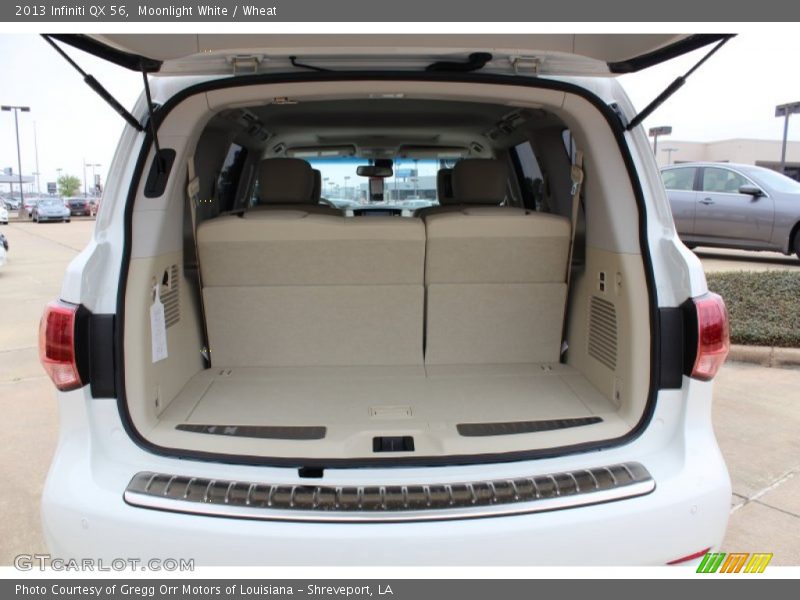 Moonlight White / Wheat 2013 Infiniti QX 56
