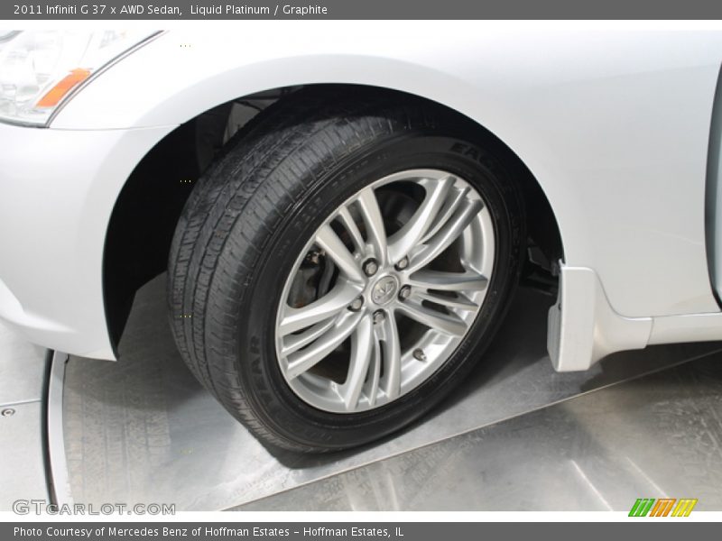 Liquid Platinum / Graphite 2011 Infiniti G 37 x AWD Sedan
