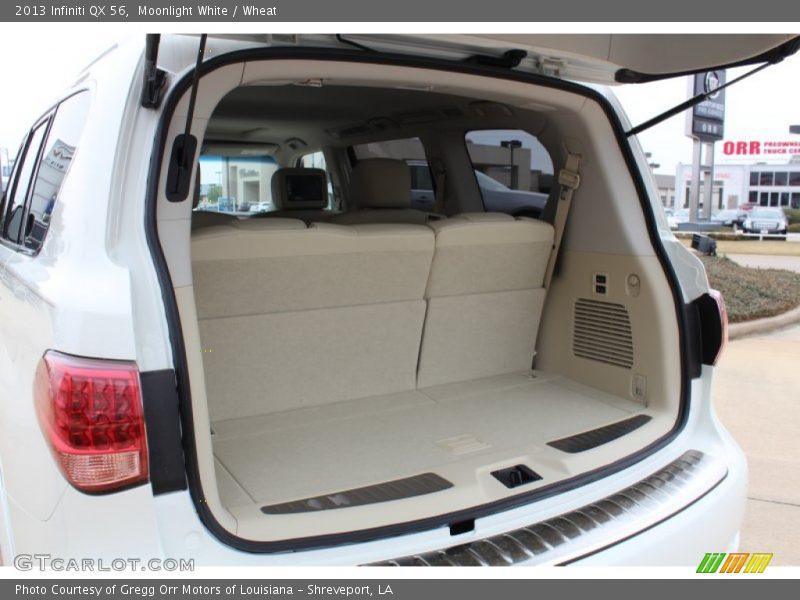 Moonlight White / Wheat 2013 Infiniti QX 56