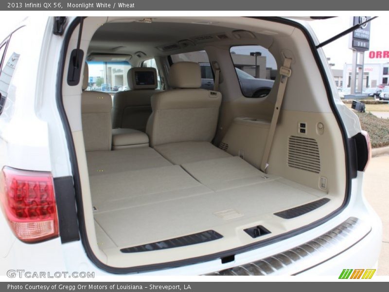 Moonlight White / Wheat 2013 Infiniti QX 56