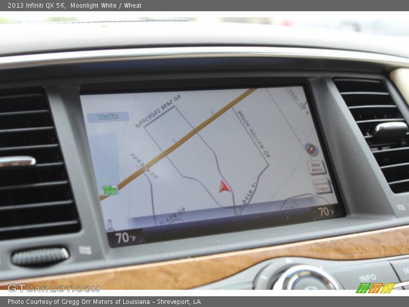 Moonlight White / Wheat 2013 Infiniti QX 56