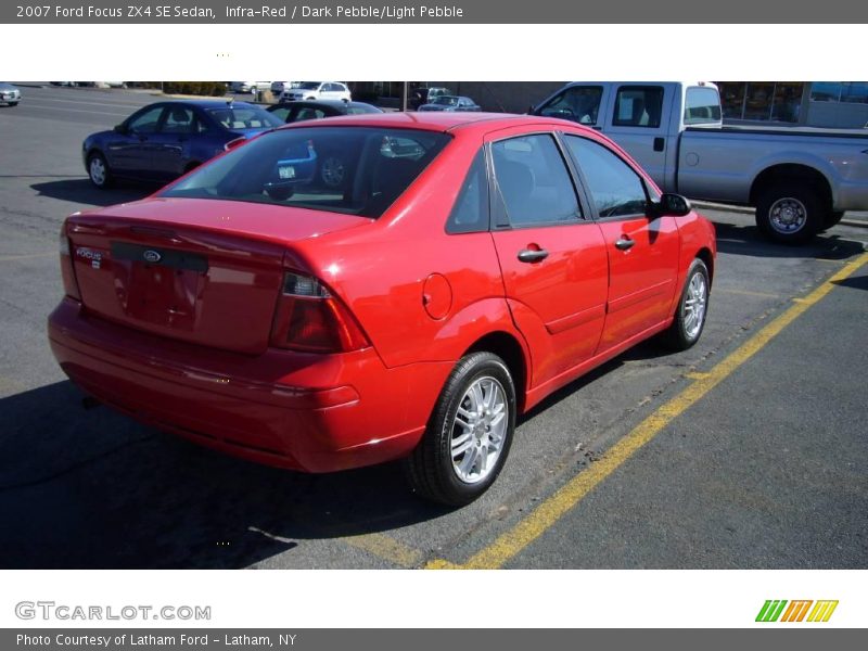 Infra-Red / Dark Pebble/Light Pebble 2007 Ford Focus ZX4 SE Sedan