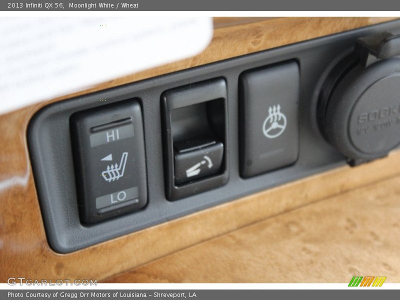 Moonlight White / Wheat 2013 Infiniti QX 56