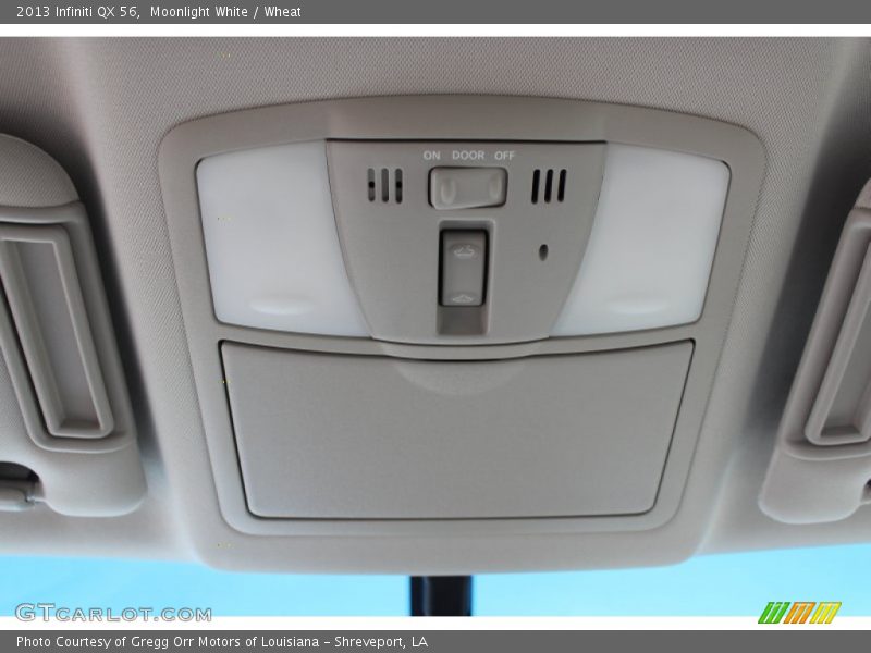 Moonlight White / Wheat 2013 Infiniti QX 56