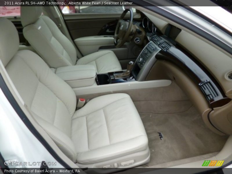 Front Seat of 2011 RL SH-AWD Technology