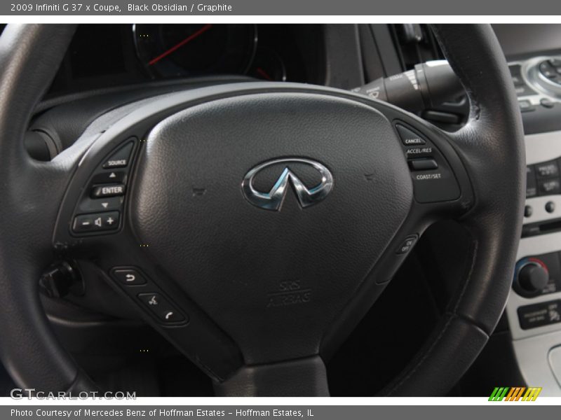 Black Obsidian / Graphite 2009 Infiniti G 37 x Coupe