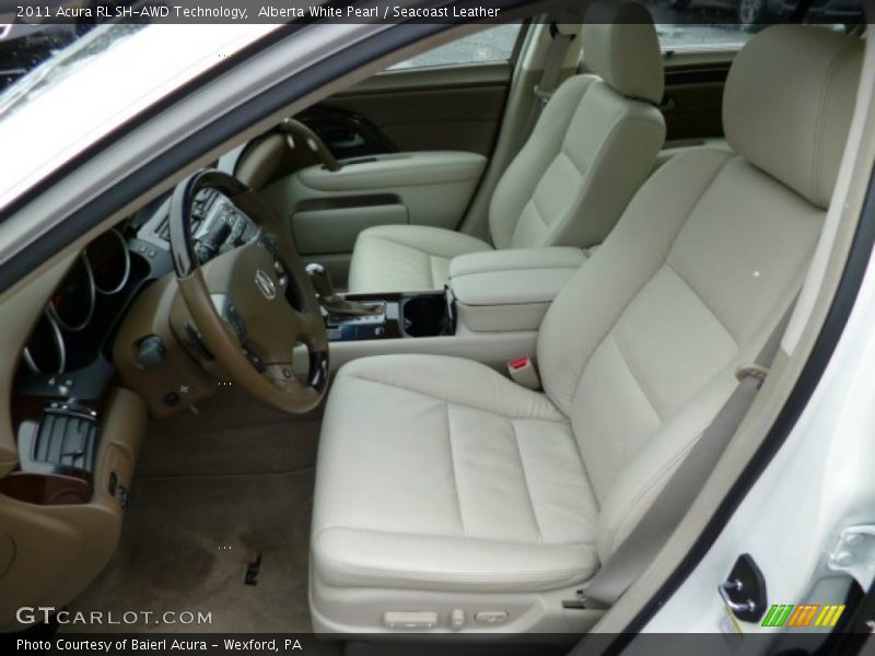  2011 RL SH-AWD Technology Seacoast Leather Interior