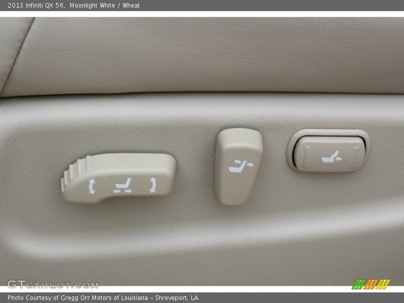 Moonlight White / Wheat 2013 Infiniti QX 56
