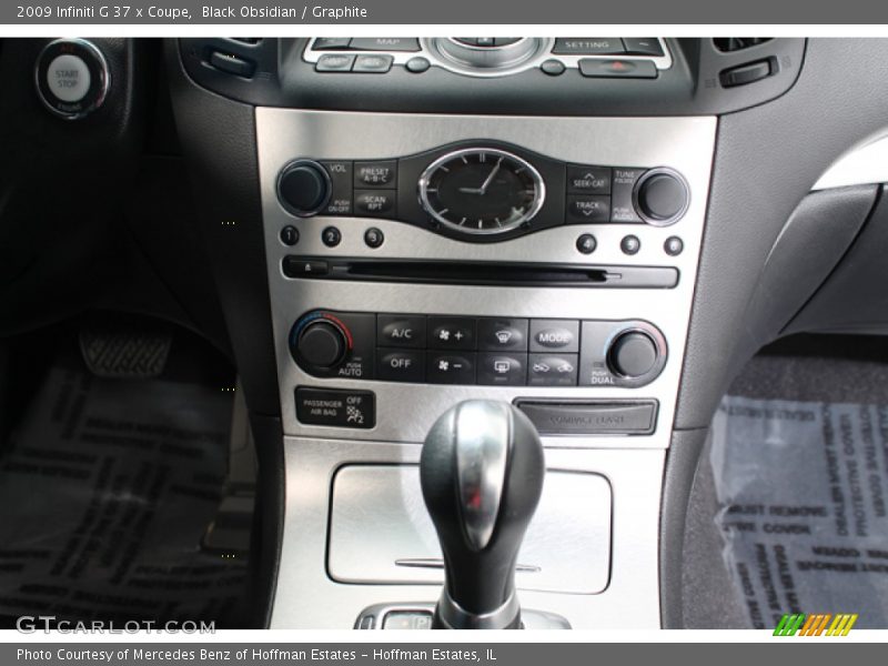 Black Obsidian / Graphite 2009 Infiniti G 37 x Coupe