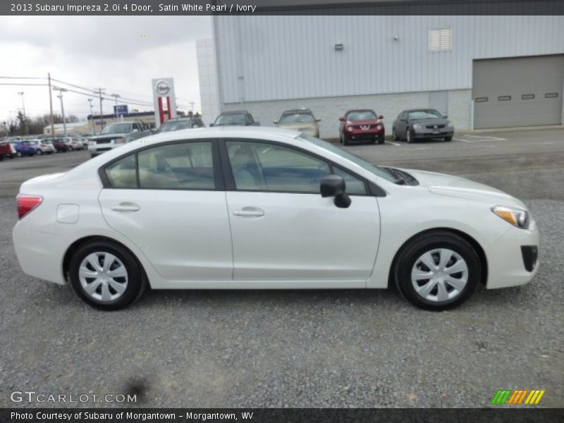 Satin White Pearl / Ivory 2013 Subaru Impreza 2.0i 4 Door