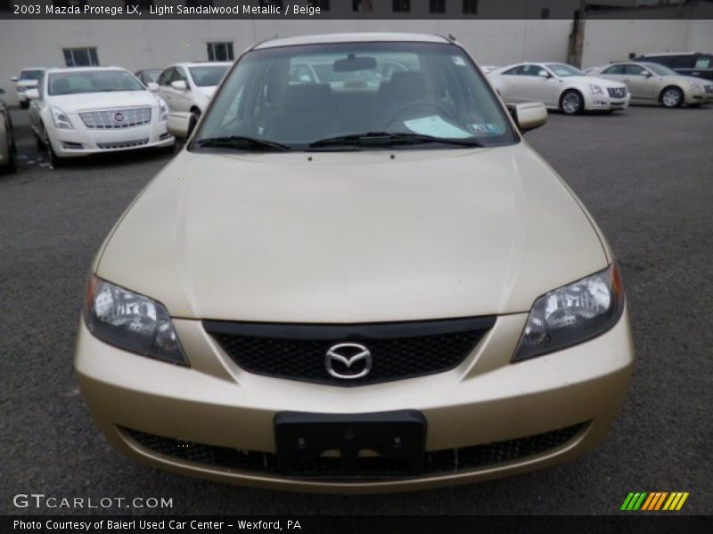 Light Sandalwood Metallic / Beige 2003 Mazda Protege LX