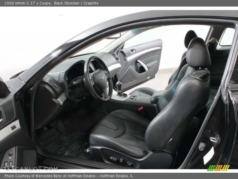 Black Obsidian / Graphite 2009 Infiniti G 37 x Coupe