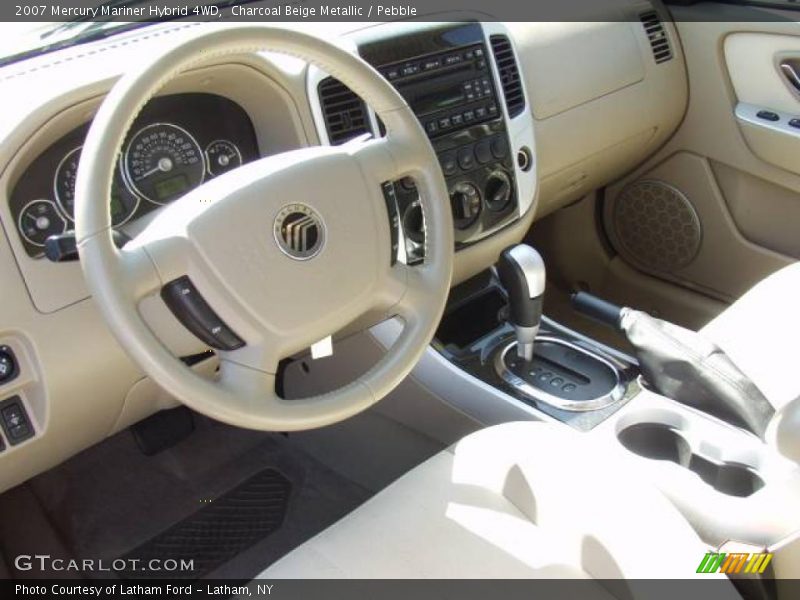 Charcoal Beige Metallic / Pebble 2007 Mercury Mariner Hybrid 4WD
