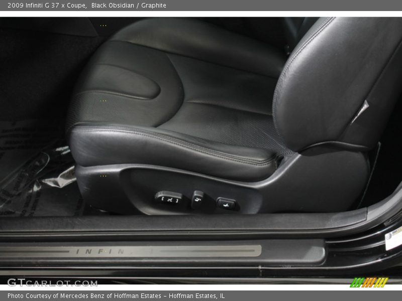 Black Obsidian / Graphite 2009 Infiniti G 37 x Coupe