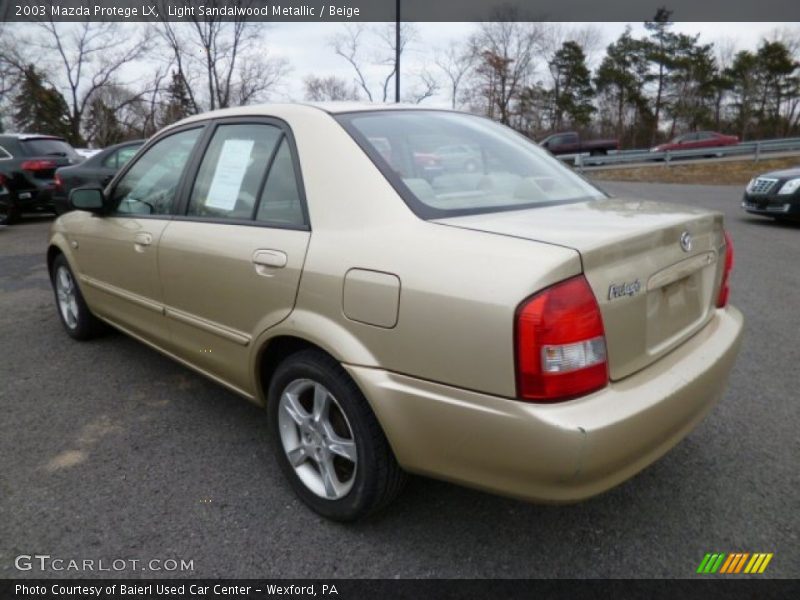 Light Sandalwood Metallic / Beige 2003 Mazda Protege LX