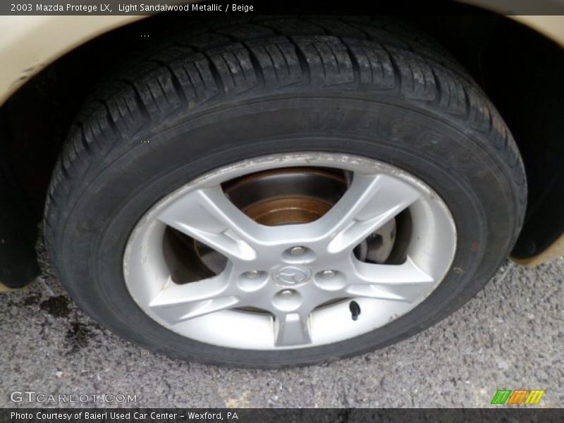 Light Sandalwood Metallic / Beige 2003 Mazda Protege LX