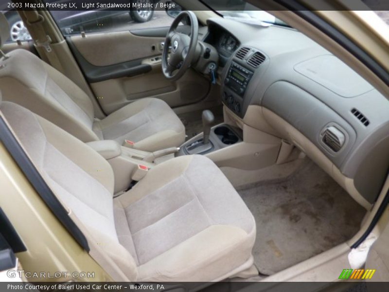  2003 Protege LX Beige Interior