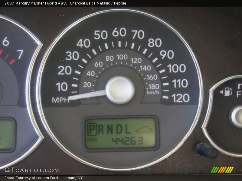 Charcoal Beige Metallic / Pebble 2007 Mercury Mariner Hybrid 4WD
