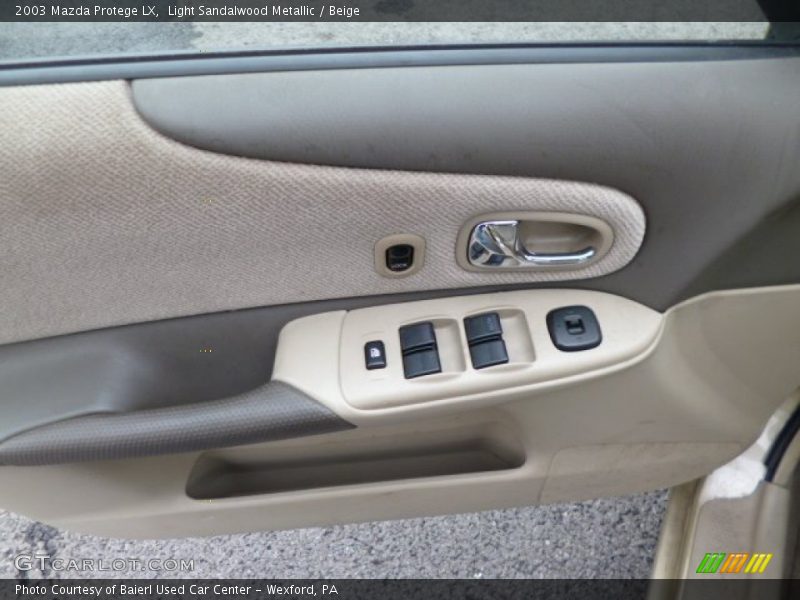 Light Sandalwood Metallic / Beige 2003 Mazda Protege LX