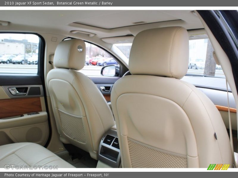 Botanical Green Metallic / Barley 2010 Jaguar XF Sport Sedan