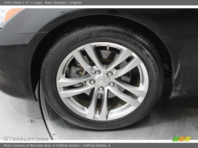 Black Obsidian / Graphite 2009 Infiniti G 37 x Coupe