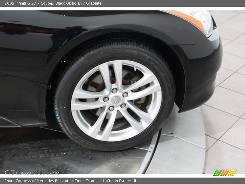 Black Obsidian / Graphite 2009 Infiniti G 37 x Coupe