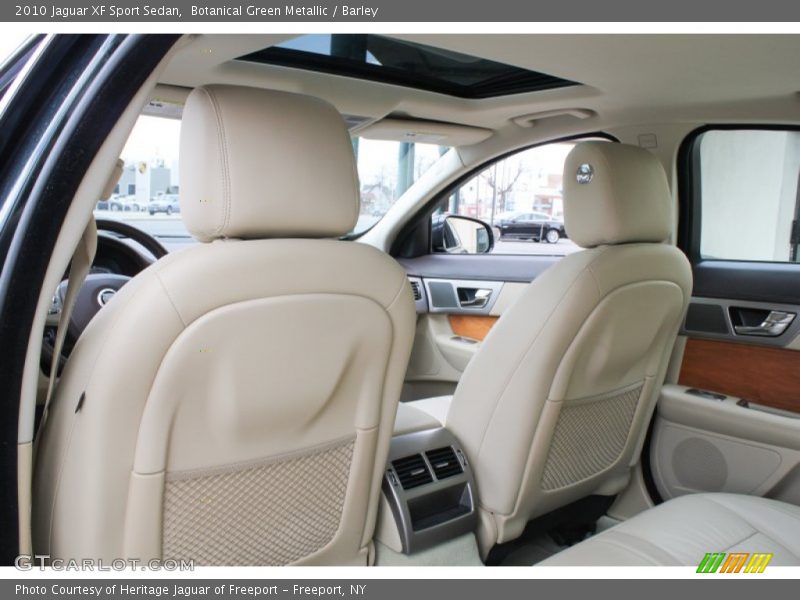 Botanical Green Metallic / Barley 2010 Jaguar XF Sport Sedan