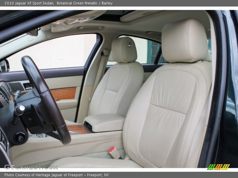 Botanical Green Metallic / Barley 2010 Jaguar XF Sport Sedan