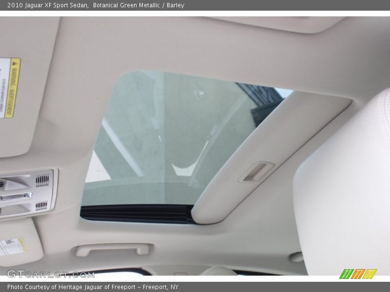 Botanical Green Metallic / Barley 2010 Jaguar XF Sport Sedan