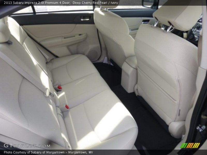 Deep Cherry Red Pearl / Ivory 2013 Subaru Impreza 2.0i Premium 4 Door