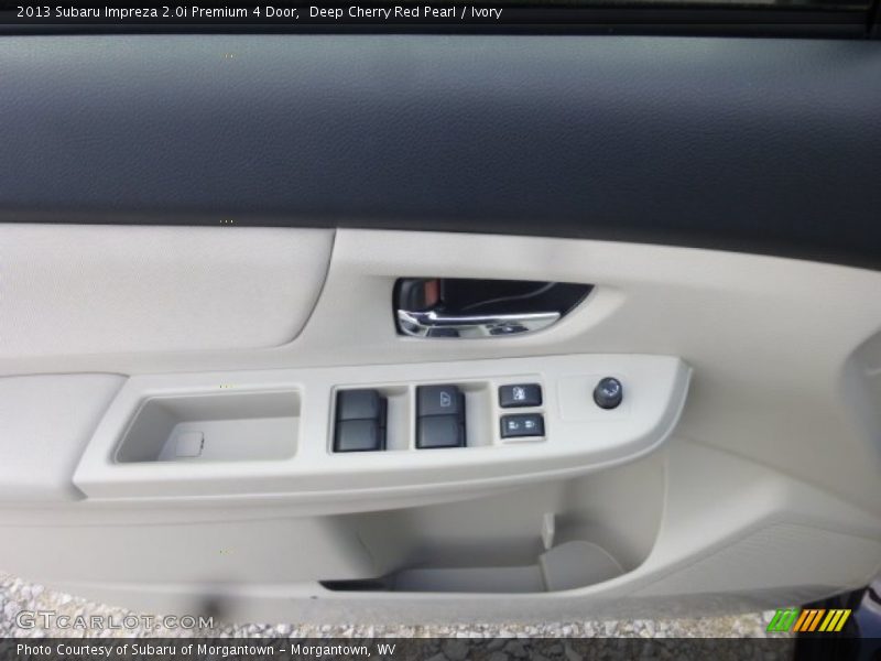 Deep Cherry Red Pearl / Ivory 2013 Subaru Impreza 2.0i Premium 4 Door